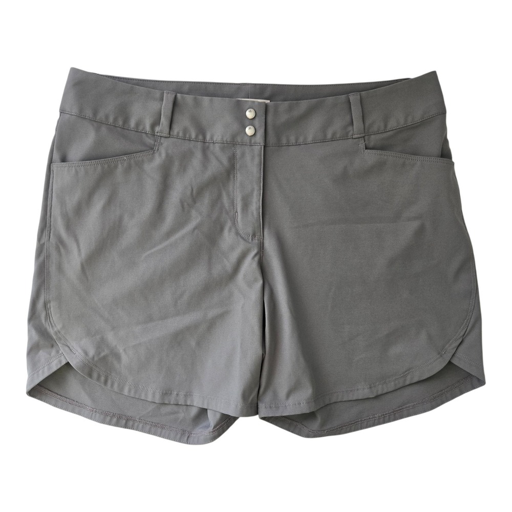 adidas Golf‎ Womens 10 Gray Performance Athletic Shorts Tulip Hem Solid